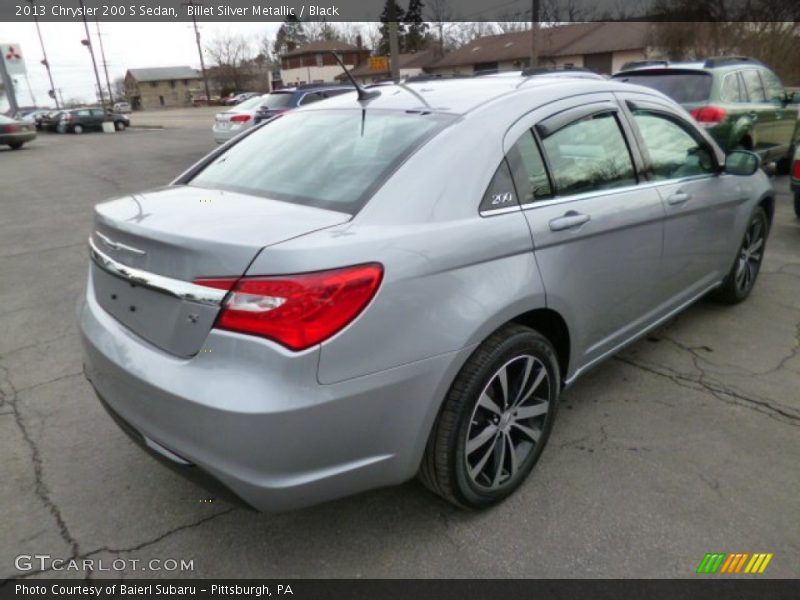 Billet Silver Metallic / Black 2013 Chrysler 200 S Sedan