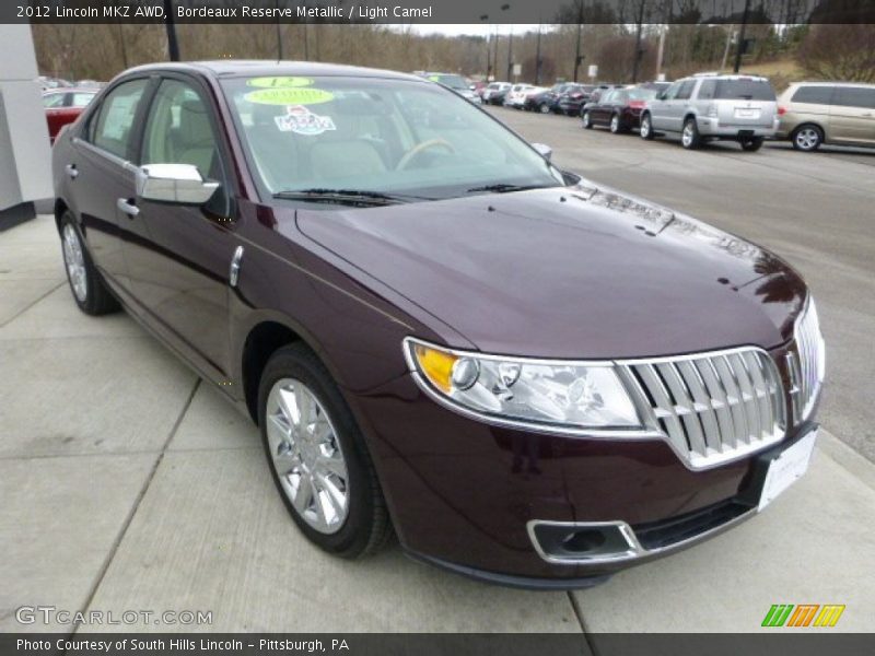 Bordeaux Reserve Metallic / Light Camel 2012 Lincoln MKZ AWD