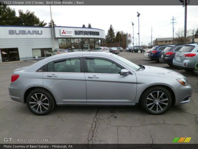 Billet Silver Metallic / Black 2013 Chrysler 200 S Sedan