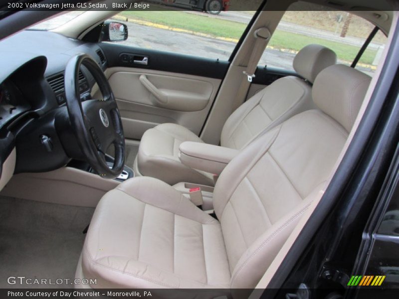 Black / Beige 2002 Volkswagen Jetta GLS Sedan