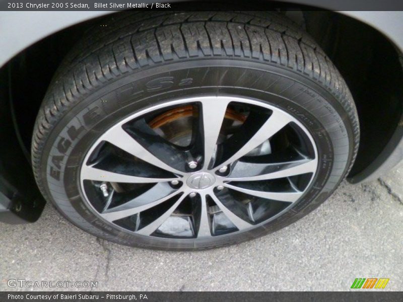 Billet Silver Metallic / Black 2013 Chrysler 200 S Sedan