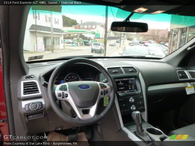 Sunset / Charcoal Black 2014 Ford Explorer XLT 4WD