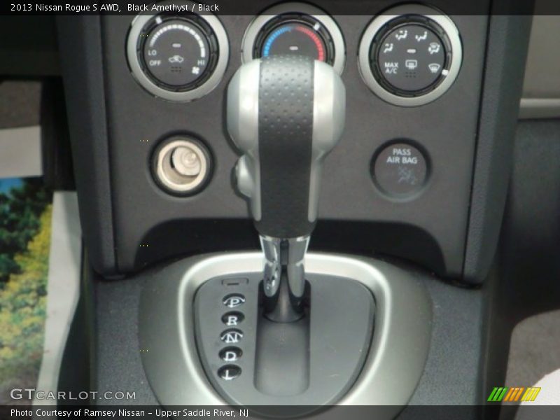 Black Amethyst / Black 2013 Nissan Rogue S AWD