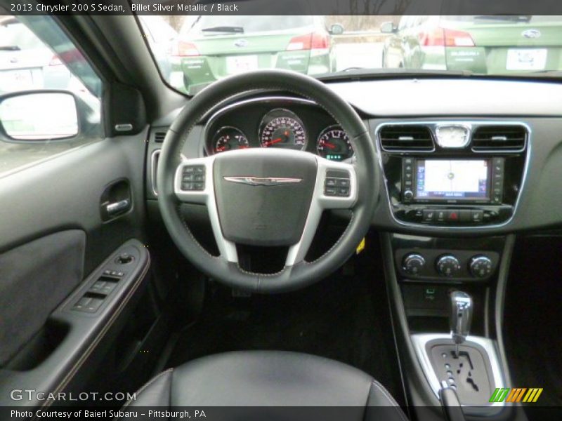 Billet Silver Metallic / Black 2013 Chrysler 200 S Sedan