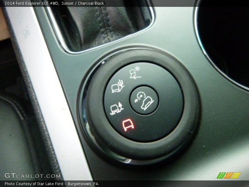 Sunset / Charcoal Black 2014 Ford Explorer XLT 4WD