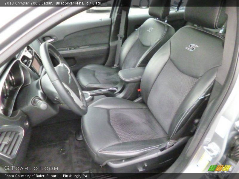 Billet Silver Metallic / Black 2013 Chrysler 200 S Sedan