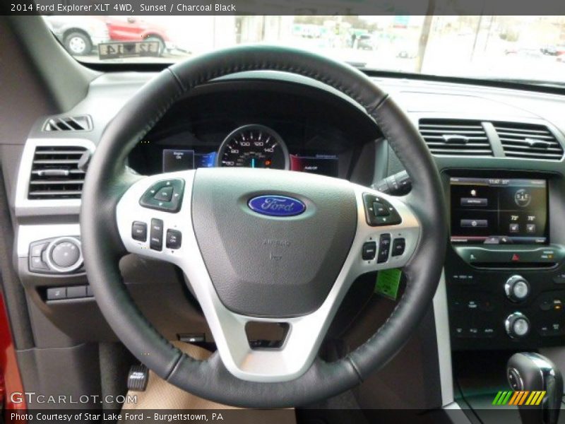 Sunset / Charcoal Black 2014 Ford Explorer XLT 4WD