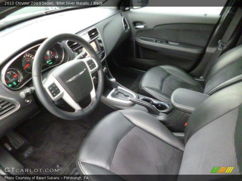 Billet Silver Metallic / Black 2013 Chrysler 200 S Sedan