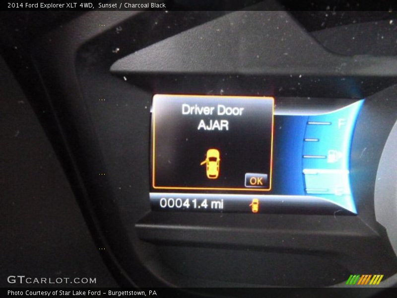 Sunset / Charcoal Black 2014 Ford Explorer XLT 4WD