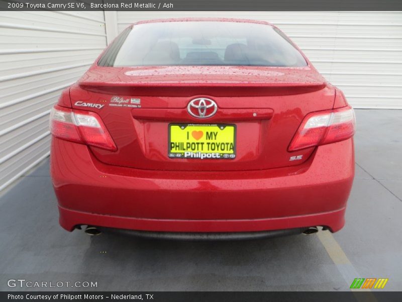 Barcelona Red Metallic / Ash 2009 Toyota Camry SE V6