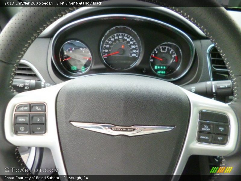 Billet Silver Metallic / Black 2013 Chrysler 200 S Sedan
