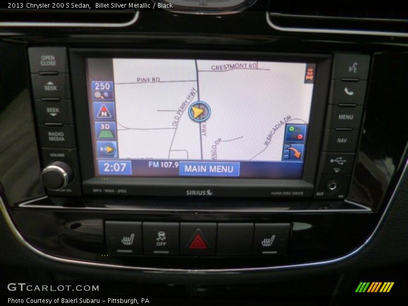 Billet Silver Metallic / Black 2013 Chrysler 200 S Sedan