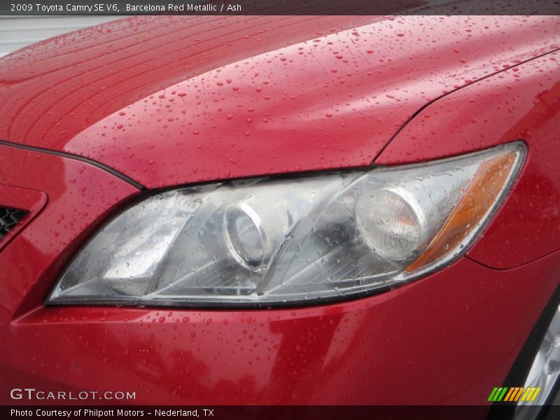Barcelona Red Metallic / Ash 2009 Toyota Camry SE V6