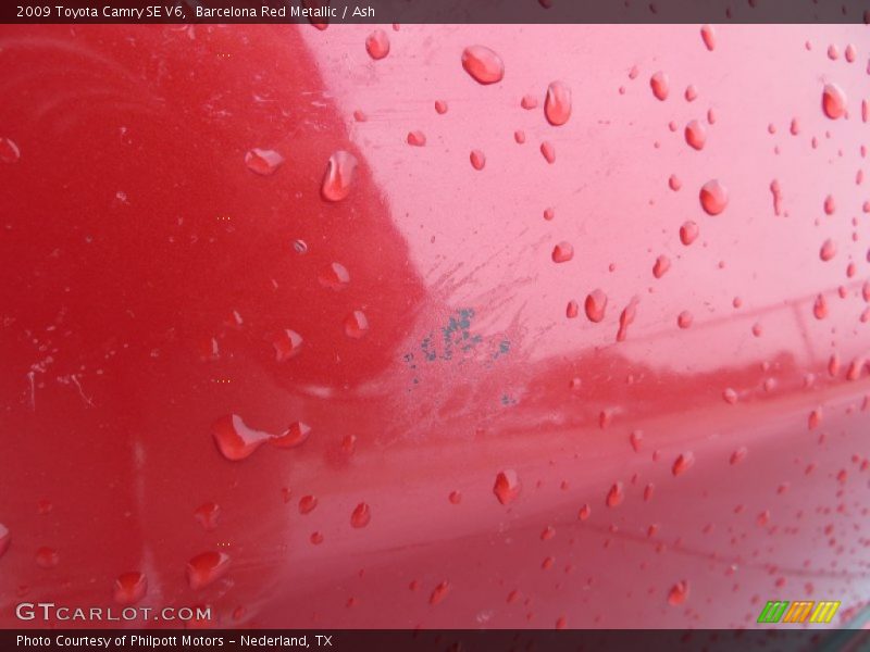 Barcelona Red Metallic / Ash 2009 Toyota Camry SE V6