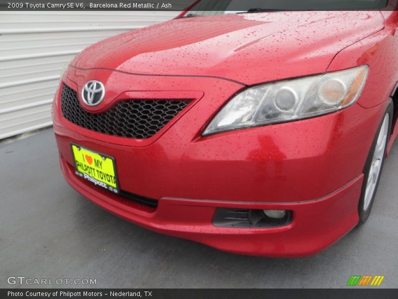 Barcelona Red Metallic / Ash 2009 Toyota Camry SE V6