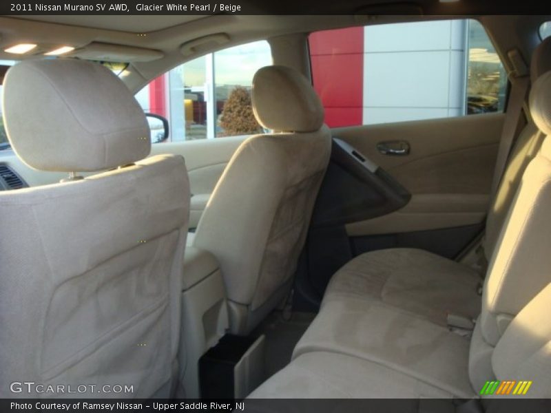 Glacier White Pearl / Beige 2011 Nissan Murano SV AWD