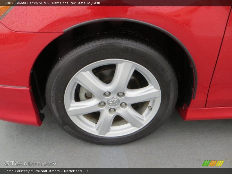 Barcelona Red Metallic / Ash 2009 Toyota Camry SE V6