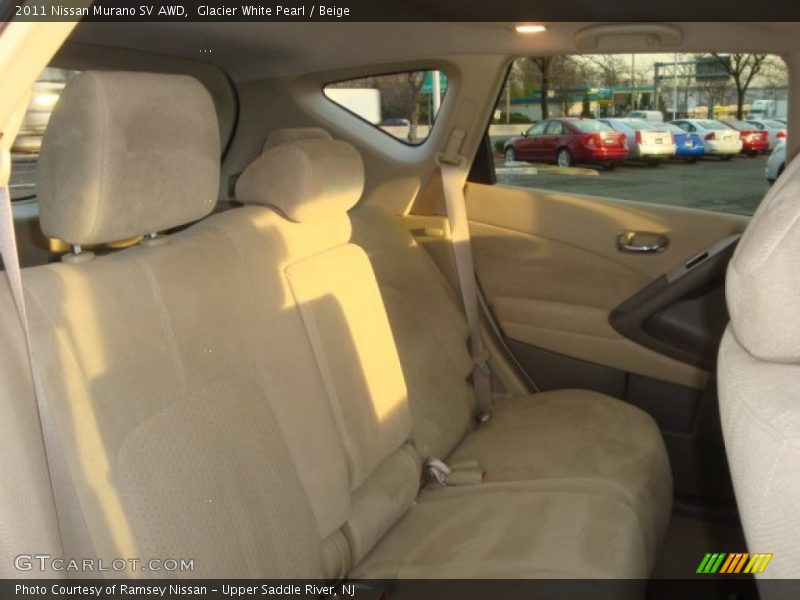 Glacier White Pearl / Beige 2011 Nissan Murano SV AWD