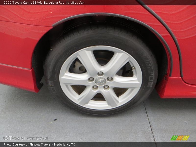 Barcelona Red Metallic / Ash 2009 Toyota Camry SE V6