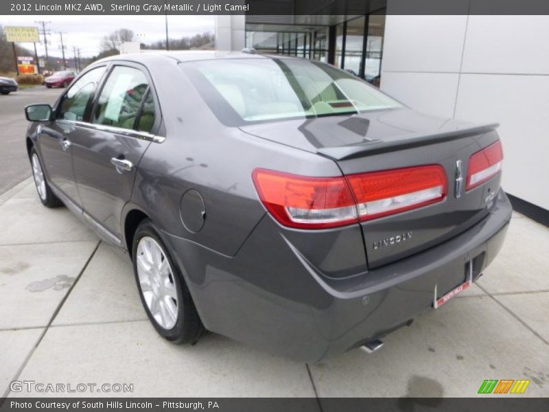 Sterling Gray Metallic / Light Camel 2012 Lincoln MKZ AWD