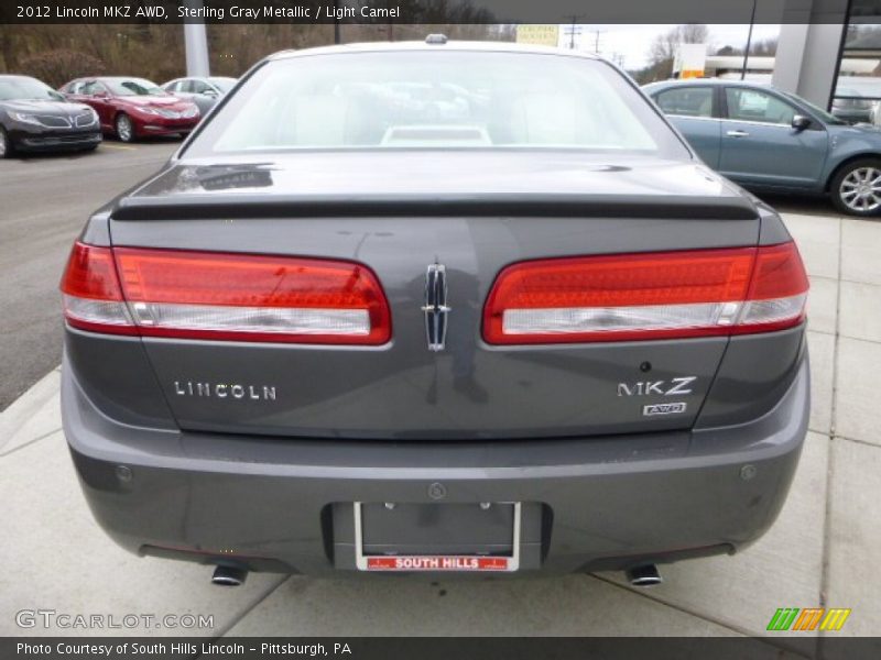 Sterling Gray Metallic / Light Camel 2012 Lincoln MKZ AWD