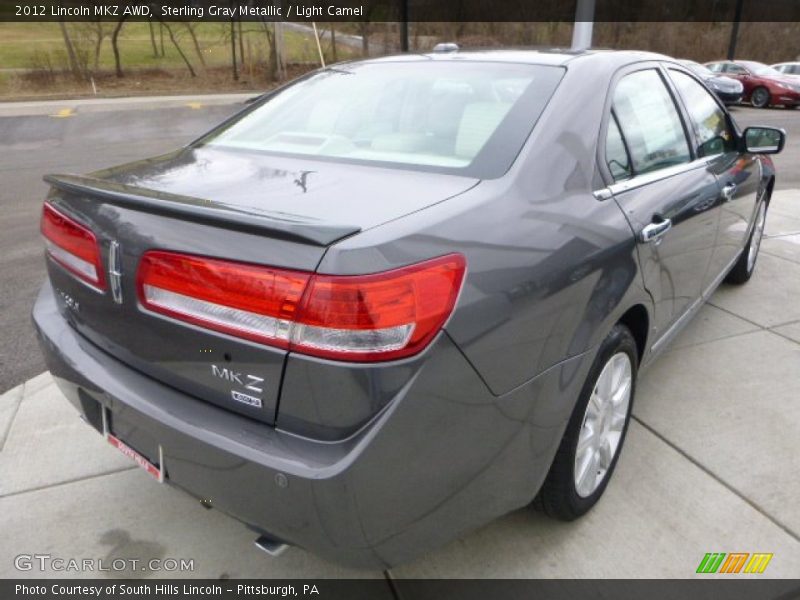 Sterling Gray Metallic / Light Camel 2012 Lincoln MKZ AWD