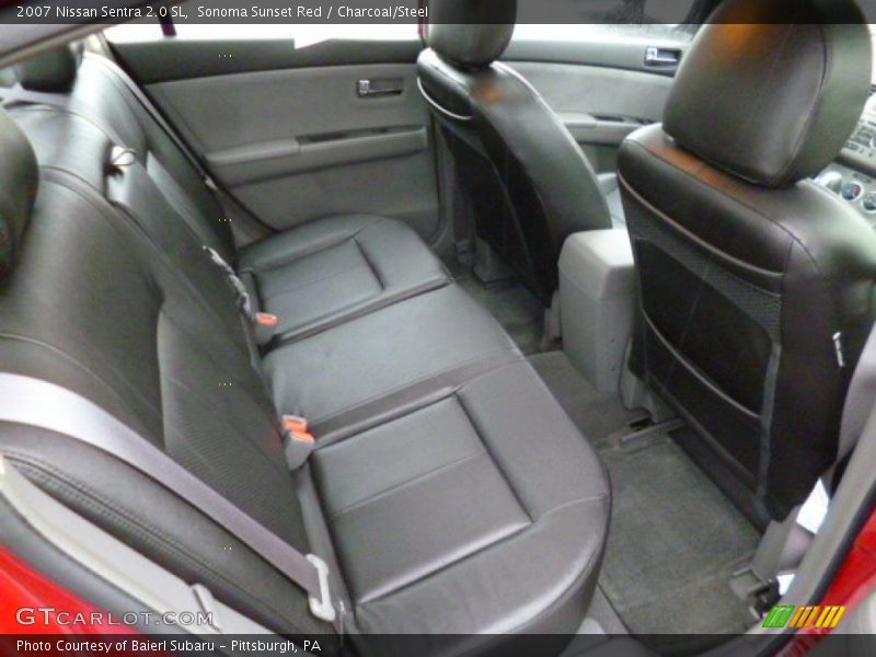 Sonoma Sunset Red / Charcoal/Steel 2007 Nissan Sentra 2.0 SL