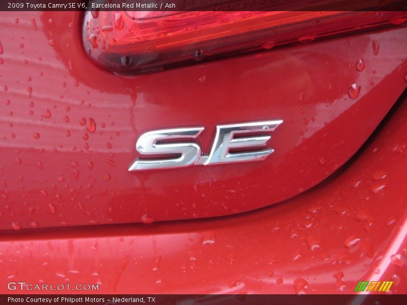 Barcelona Red Metallic / Ash 2009 Toyota Camry SE V6