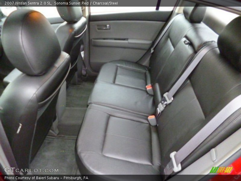 Sonoma Sunset Red / Charcoal/Steel 2007 Nissan Sentra 2.0 SL