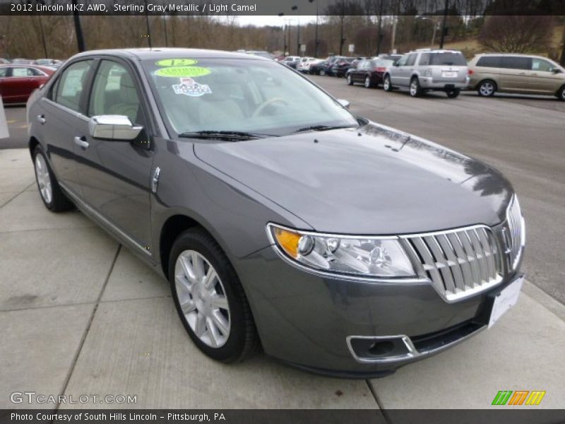 Sterling Gray Metallic / Light Camel 2012 Lincoln MKZ AWD