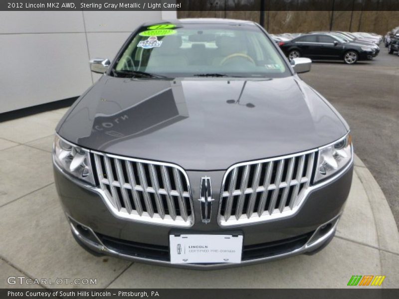 Sterling Gray Metallic / Light Camel 2012 Lincoln MKZ AWD