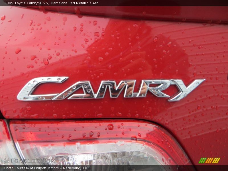 Barcelona Red Metallic / Ash 2009 Toyota Camry SE V6