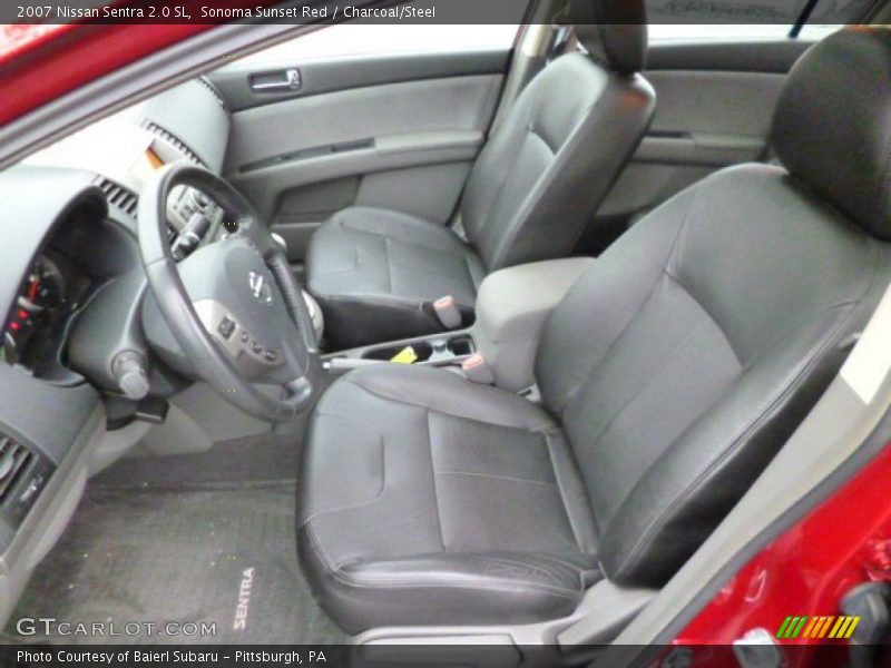 Sonoma Sunset Red / Charcoal/Steel 2007 Nissan Sentra 2.0 SL