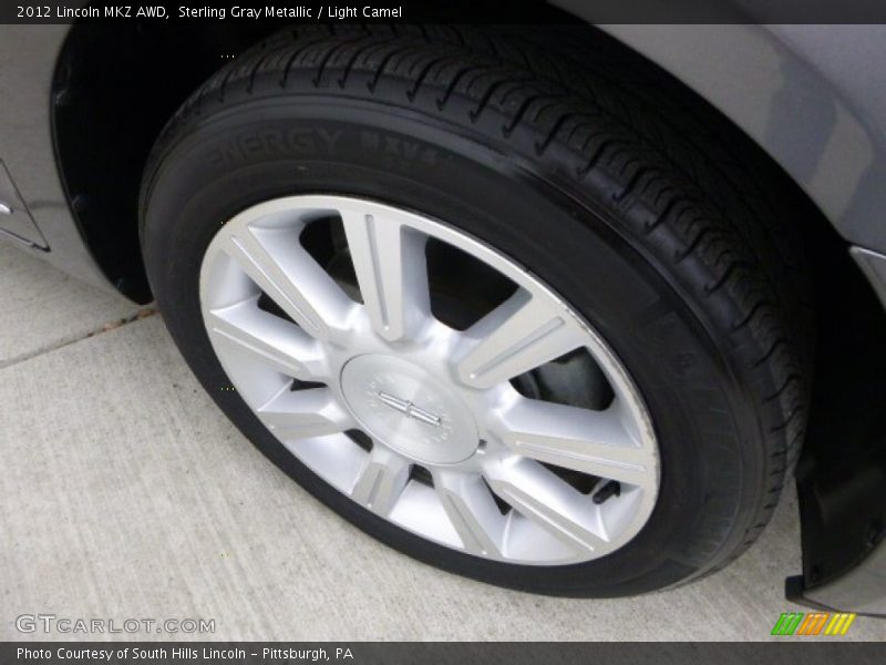 Sterling Gray Metallic / Light Camel 2012 Lincoln MKZ AWD