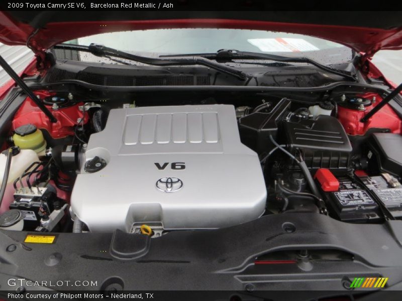 Barcelona Red Metallic / Ash 2009 Toyota Camry SE V6