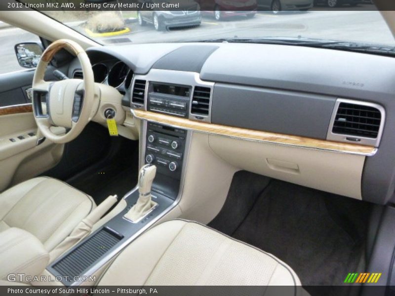 Sterling Gray Metallic / Light Camel 2012 Lincoln MKZ AWD