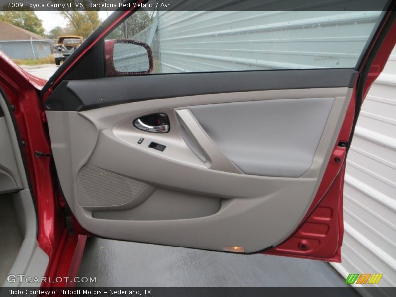 Barcelona Red Metallic / Ash 2009 Toyota Camry SE V6