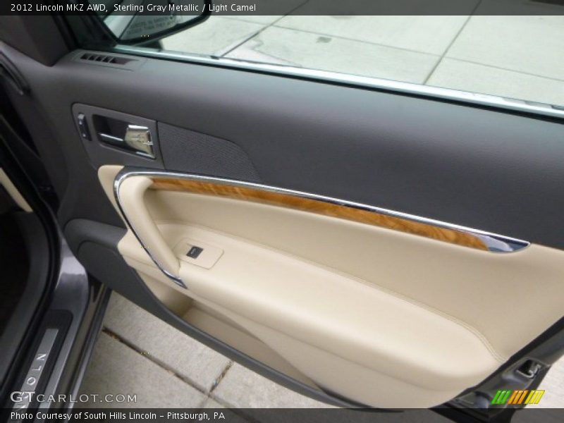 Sterling Gray Metallic / Light Camel 2012 Lincoln MKZ AWD