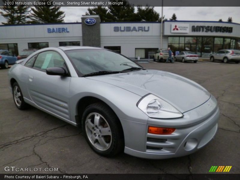 Sterling Silver Metallic / Midnight 2003 Mitsubishi Eclipse GS Coupe