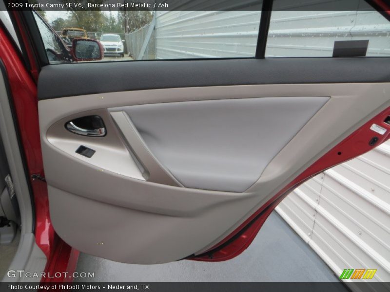 Barcelona Red Metallic / Ash 2009 Toyota Camry SE V6