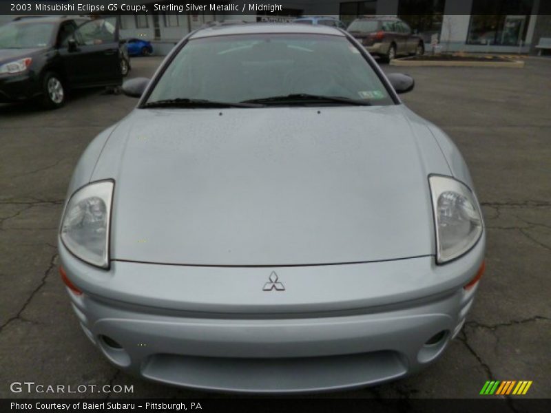 Sterling Silver Metallic / Midnight 2003 Mitsubishi Eclipse GS Coupe