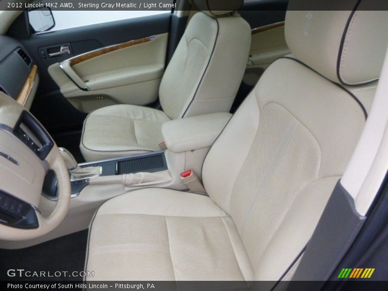 Sterling Gray Metallic / Light Camel 2012 Lincoln MKZ AWD