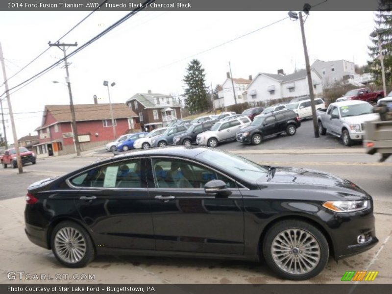 Tuxedo Black / Charcoal Black 2014 Ford Fusion Titanium AWD