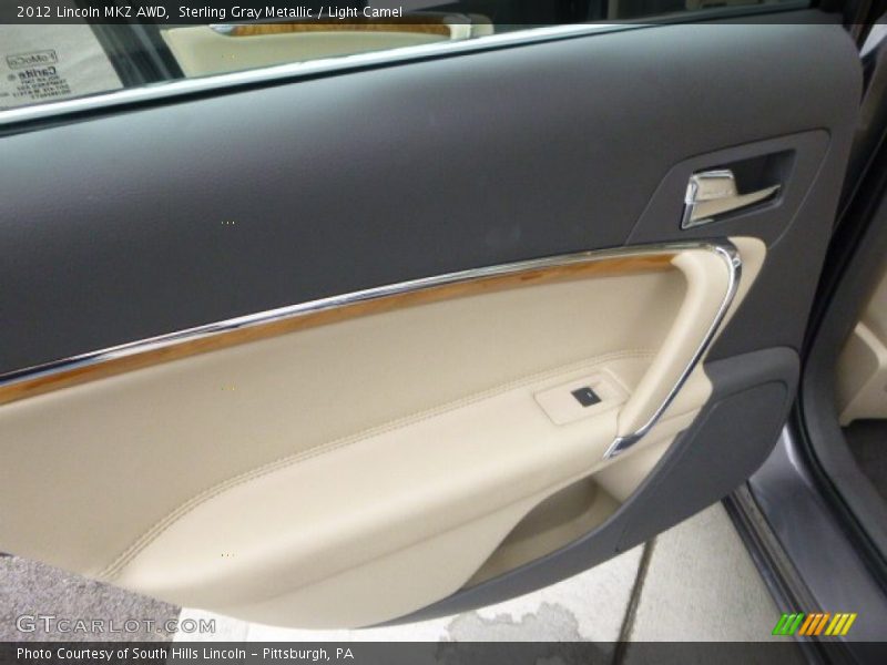 Sterling Gray Metallic / Light Camel 2012 Lincoln MKZ AWD