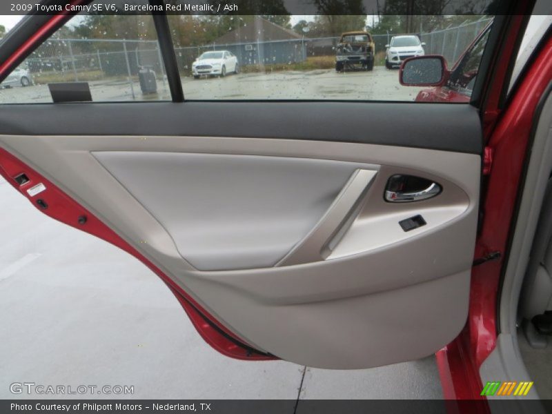 Barcelona Red Metallic / Ash 2009 Toyota Camry SE V6