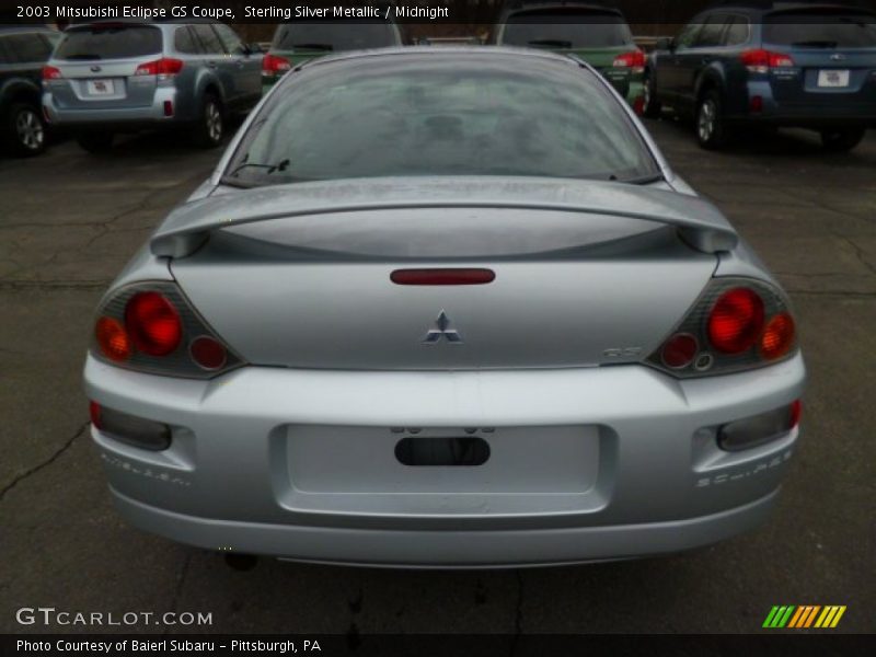 Sterling Silver Metallic / Midnight 2003 Mitsubishi Eclipse GS Coupe