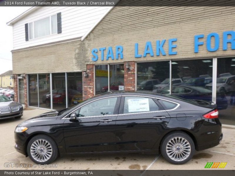 Tuxedo Black / Charcoal Black 2014 Ford Fusion Titanium AWD