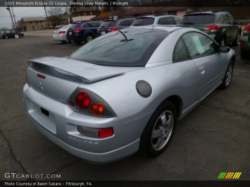 Sterling Silver Metallic / Midnight 2003 Mitsubishi Eclipse GS Coupe