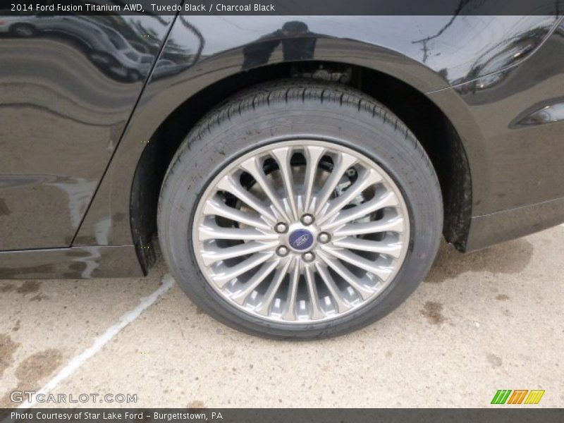 Tuxedo Black / Charcoal Black 2014 Ford Fusion Titanium AWD
