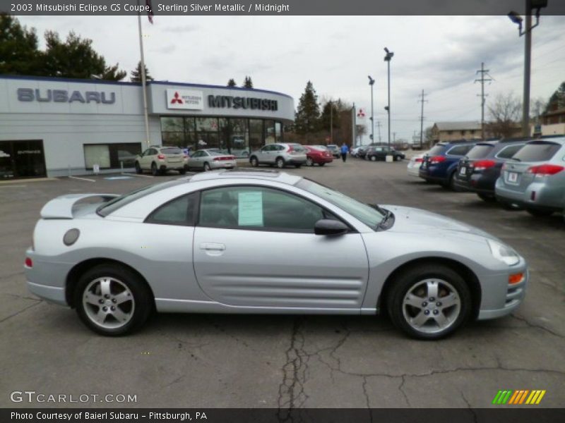 Sterling Silver Metallic / Midnight 2003 Mitsubishi Eclipse GS Coupe